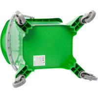 Одноведерная тележка HQ profiline с универсальным отжимом, зеленая, 31 л 74623