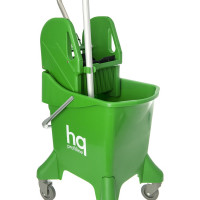 Одноведерная тележка HQ profiline с универсальным отжимом, зеленая, 31 л 74623