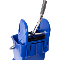 Одноведерная тележка HQ profiline с универсальным отжимом, синяя, 31 л 74622