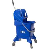 Одноведерная тележка HQ profiline с универсальным отжимом, синяя, 31 л 74622