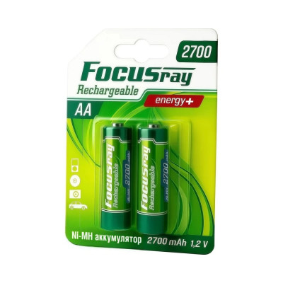 Аккумулятор Focusray 2700 mAH AA 2шт 625846