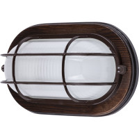 Светильник TDM ELECTRIC НПБ1402 венге, овал, с решеткой 60Вт IP54 SQ0303-0437