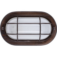 Светильник TDM ELECTRIC НПБ1402 венге, овал, с решеткой 60Вт IP54 SQ0303-0437