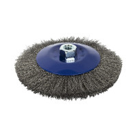 Кордщетка радиальная с наклоном, мягкая, 175 мм, М14 для МШУ ПРАКТИКА 799-932