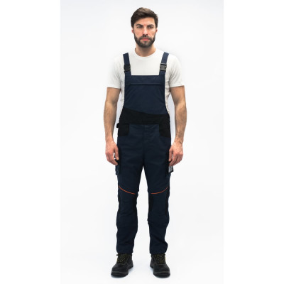 Рабочий полукомбинезон Delta Plus Mach2 Corporate размер M, темно-синий/черный MCSA2MNTM