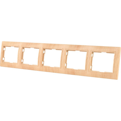 5-постовая рамка TDM ELECTRIC горизонтальная, ЭКО сосна Таймыр SQ1814-0232