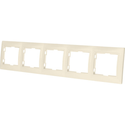 5-постовая рамка TDM ELECTRIC горизонтальная, слоновая кость Таймыр SQ1814-0133