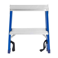 Двусторонняя стальная стремянка РемоКолор 2 ступени 63-0-122