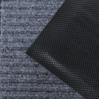 Грязезащитный коврик РемоКолор 3+2 ПВХ, полиэстер, серый, 60x90 см 70-1-691