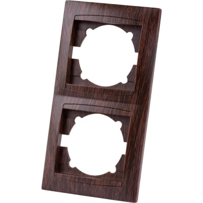 2-х постовая рамка TDM ELECTRIC вертикальная, венге Лама SQ1815-0433