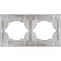 2-х постовая рамка TDM ELECTRIC горизонтальная, бронза Лама SQ1815-0730