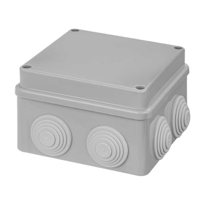 Коробка распределительная TDM ELECTRIC 110х110х70мм, крышка на винтах, IP55, 8 входов, упаковка 48 штук SQ1401-0114
