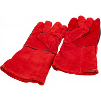 Спилковые утепленные искусственным мехом краги РемоКолор 24-3-003