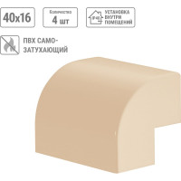 Внешний угол TDM ELECTRIC КМН, сосна, 40х16 упаковка 4 шт SQ0411-0214