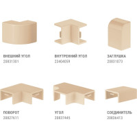 Внешний угол TDM ELECTRIC КМН, сосна, 40х16 упаковка 4 шт SQ0411-0214