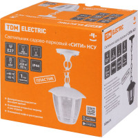 Светильник уличный TDM ELECTRIC "СИТИ" четырегранник подвесной белый SQ0330-1313