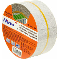 Противоскользящая лента для ровных поверхностей Nitto AS-127, 50 мм х 5 м, алюминиевая, светло-серая 4687202035922