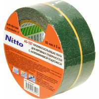 Противоскользящая лента для ровных поверхностей Nitto AS-127, 50 мм х 5 м, алюминиевая, зеленая 4687202035946