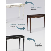 Консоль Мебелик Васко В 91Н венге/серебро 00 1738