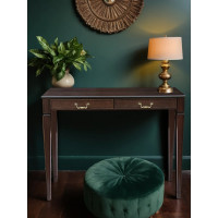 Консоль Мебелик Васко В 91Н темно-коричневый/патина 00 1739