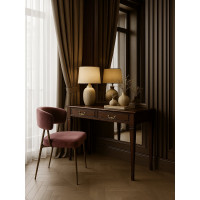 Консоль Мебелик Васко В 91Н темно-коричневый/патина 00 1739