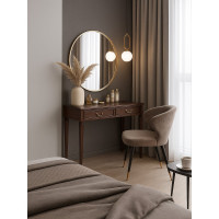 Консоль Мебелик Васко В 91Н темно-коричневый/патина 00 1739