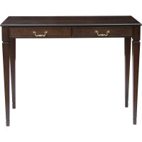 Консоль Мебелик Васко В 91Н темно-коричневый/патина 00 1739