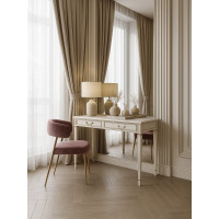 Консоль Мебелик Васко В 91Н белый ясень/золото 00 1737