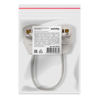 Коннектор Smartbuy SSB-FLEX-гибкий Белый BL-FLEX-White