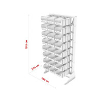 Стойка СТЕЛЛА-ТЕХНИК 735x1500 односторонняя А1-00-00-08