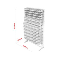 Стойка СТЕЛЛА-ТЕХНИК 1150x2000 односторонняя В1-04-02-06