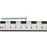 Саморез КВАДРА пресс-шайба, острый конец, 4.2x51, цинк, кор. 200 шт. 420511032000