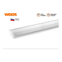 Светодиодный линейный светильник Wolta STD LED 36Вт, 4000К, IP40, прозрачный ДПО17-36-002-4К