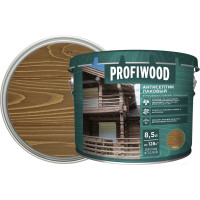 Алкидный антисептик PROFIWOOD (лаковый; тонирующий; атмосферостойкий; орех; 8.5 л; 8 кг) 67028
