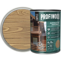 Алкидный антисептик PROFIWOOD (лаковый; тонирующий; атмосферостойкий; дуб; 0.75 л; 0.7 кг) 67042