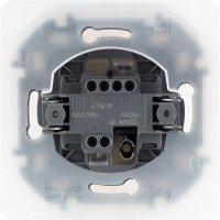 Переключатель Legrand одноклавишный IP44 Legrand Inspiria 10А 250В безвинтовые зажимы слоновая кость 673671