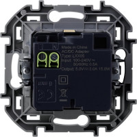 Зарядное устройство с двумя USB-разьемами Legrand A-C 240В/5В 3000мА INSPIRIA слоновая кость 673761