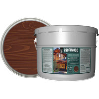 Защитно-декоративное покрытие для древесины PROFIWOOD (тик; 9 л; 8 кг) 75914