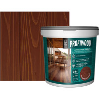 Водно-дисперсионный антисептик-лазурь PROFIWOOD (декоративный; атмосферостойкий; тиковое дерево; 0.9 кг) 4028