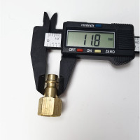 Штуцер быстроразъёмный латунный БРС - 1/4"ВР Профитт 9277369