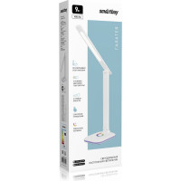 Светодиодный настольный светильник Smartbuy Галатея, 9 Вт, белый SBL-DL-9-sq-w