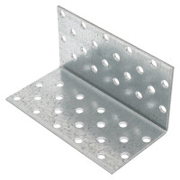 Крепежный равносторонний уголок РемоКолор KUR 2 мм, 50x50x100 мм 710-2059