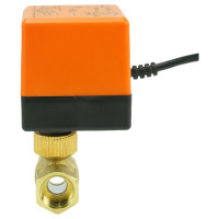 Кран DN.ru латунный RP.BRASS.120.MM.015 Ду15 Ру16, муфтовый электропривод 220В D160-00116