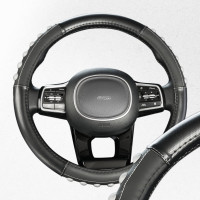 Оплетка SKYWAY Pop It-1 M, черно-серая, экокожа S01102487
