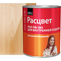 Алкидный лак Расцвет для внутренней отделки, 2.4 кг 6420