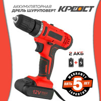 Аккумуляторная дрель-шуруповерт Креост KE-211S-12