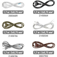 Шнур с плоской вилкой TDM ELECTRIC ШУ02 ШВВП 2x0,75мм2 1,7 м. черный SQ1305-0012