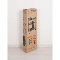 Этажерка / Стеллаж для хранения ЗМИ Ладья 2К / 3 полки / с колёсами / цвет белый Э 322 Б Э 322  Б