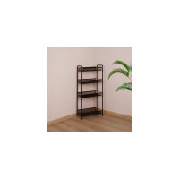 Этажерка / Стеллаж для хранения ЗМИ Ладья 24 / 3 полки / цвет черный Э556  Ч