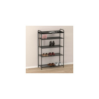 Обувница  Этажерка для обуви ЗМИ Верона 25  5 полок  12 пар обуви  цвет черный ПДОВ25 Ч ПДОВ25  Ч